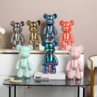 Gấu Hoạt Hình Bearbrick Bằng Gốm Trang Trí Nhà Cửa 28x14cm