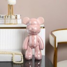 Gấu Hoạt Hình Bearbrick Bằng Gốm Trang Trí Nhà Cửa 28x14cm