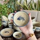 Bộ bát đĩa cá men tiêu cổ 15 món