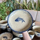 Bộ bát đĩa cá men tiêu cổ 15 món