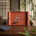 Khay chữ nhật to đào 32x20cm