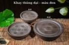 Khay Trà Thủng Gốm Sứ Bát Tràng Gốm Tử Sa Đựng Ấm Chén Uống Trà