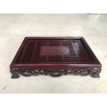 Khay trà nhựa giả gỗ giá rẻ 33*25cm