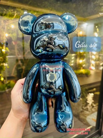 Gấu Hoạt Hình Bearbrick Bằng Gốm Trang Trí Nhà Cửa 28x14cm