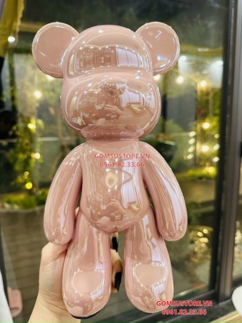 Gấu Hoạt Hình Bearbrick Bằng Gốm Trang Trí Nhà Cửa 28x14cm