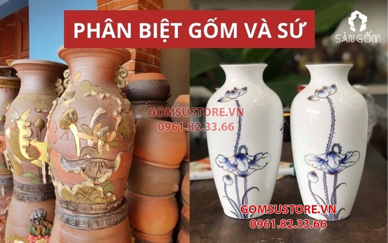 Hướng dẫn phân biệt gốm và sứ