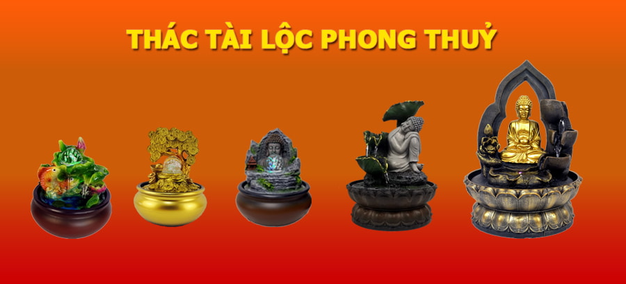 thác nước phong thuỷ mini